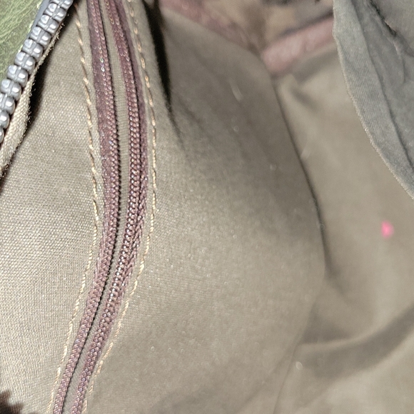 Dark green with brown straps. - Picture 5 of 5